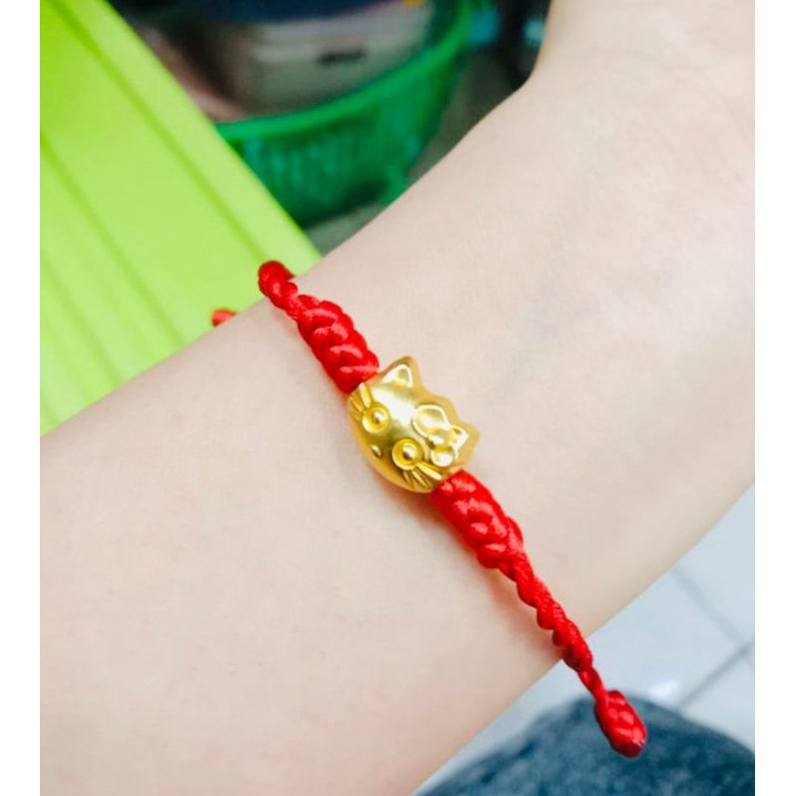 gelang serut tali//gelang wanita//gelang lapis emas