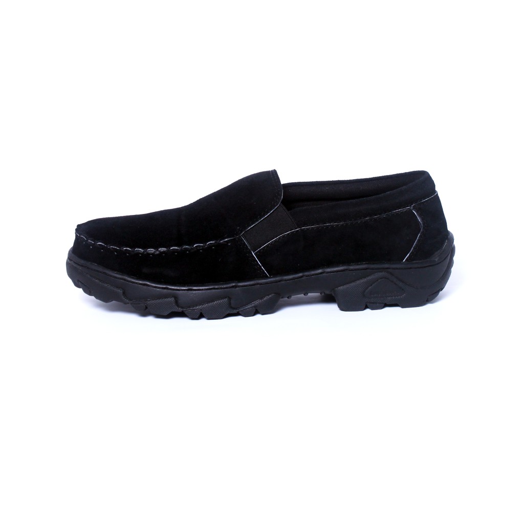 Sepatu Kasual Pria  Kulit Asli Rasheda 016 Slipon Big Size
