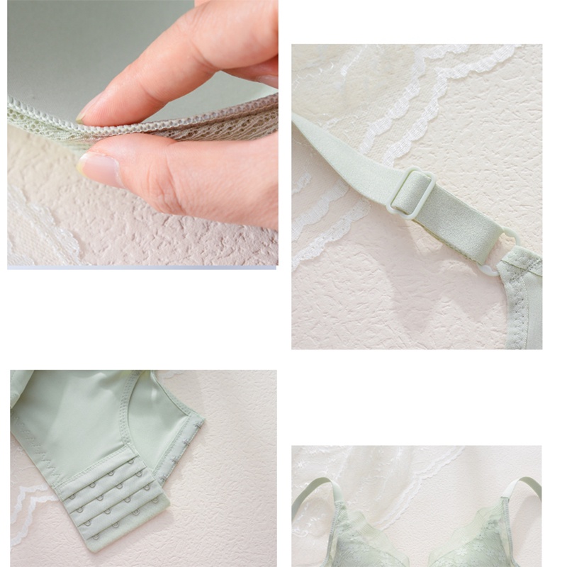 TUTULADY Bra Menyusui Tanpa Kawat Busa Tipis Cup B/C Maternity Renda Nursing Bra