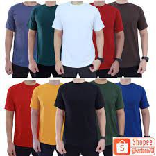 KAOS POLOS LENGAN PENDEK COTTON COMBED 30S