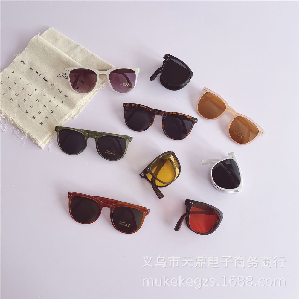 GO! KL665 Kacamata Lipat Sunglasses Anti-UV Wanita Pria Import Kaca mata Fashion