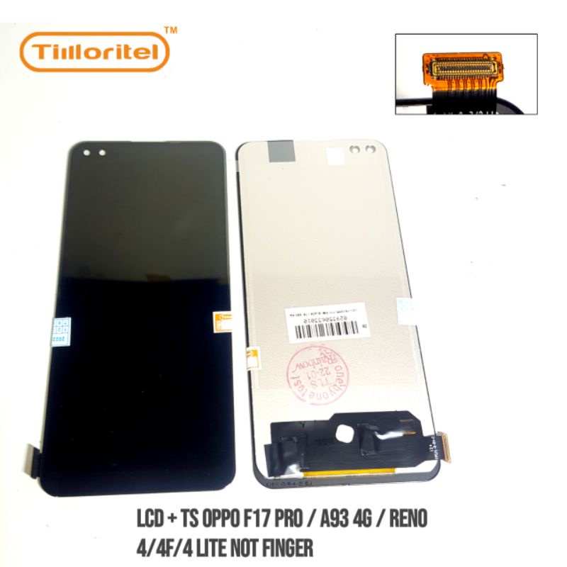 LCD+TS OPPO F17 PRO BLACK /A93 4G/RENO 4/4F/4 LITE (NOT FINGERPRINT)