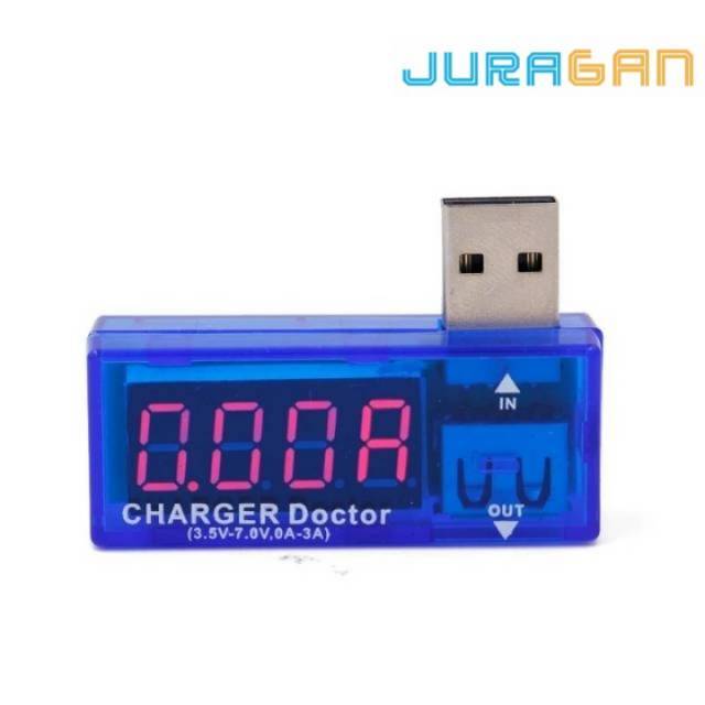 USB DOCTOR CHARGER / ALAT UKUR VOLTASE DAN AMPER CHARGER