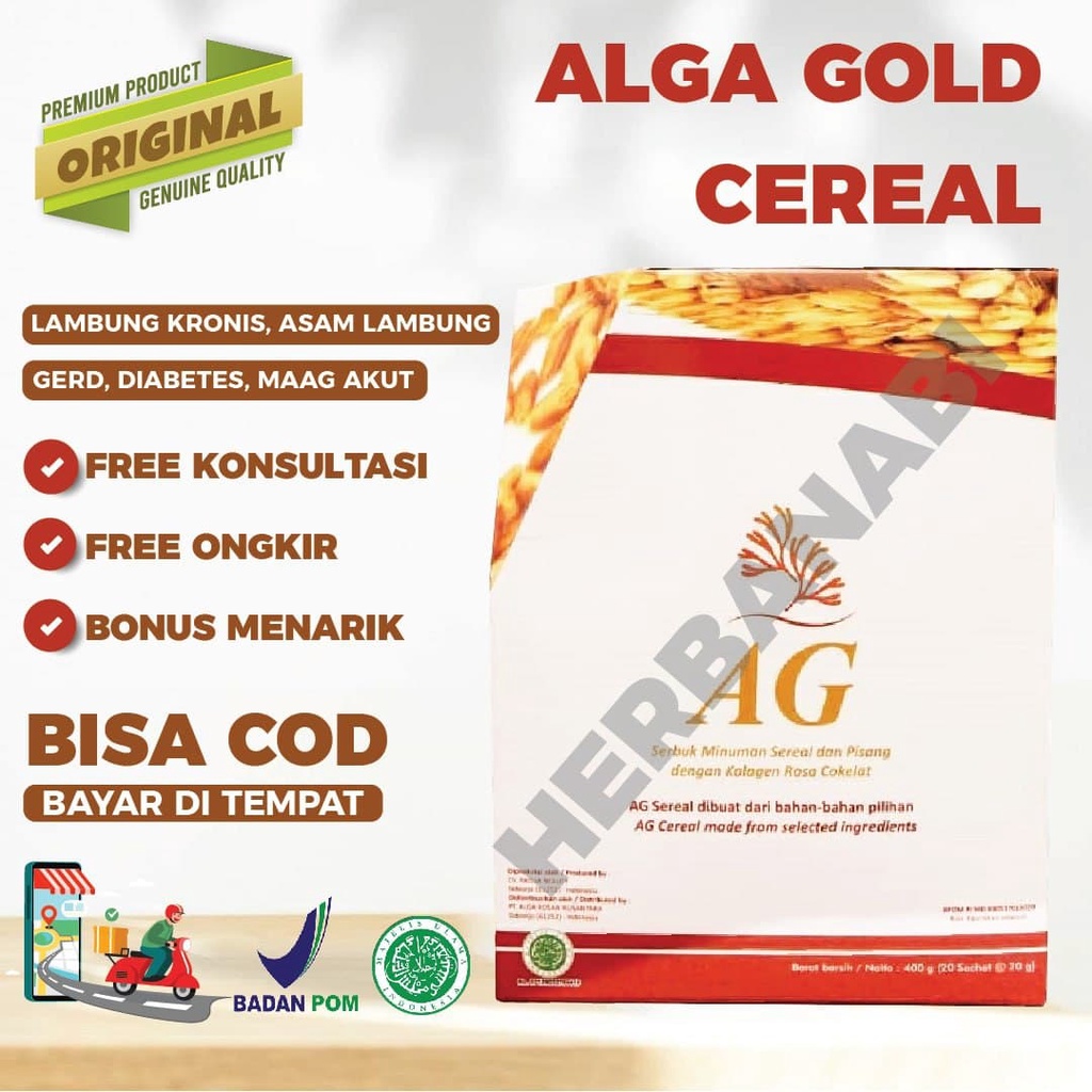 Jual ALGA GOLD CEREAL AG CEREAL ALGA KOLAGEN | Shopee Indonesia