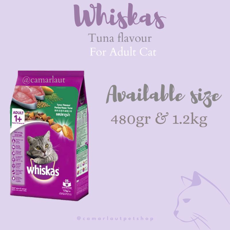 Whiskas Tuna Adult 480gr