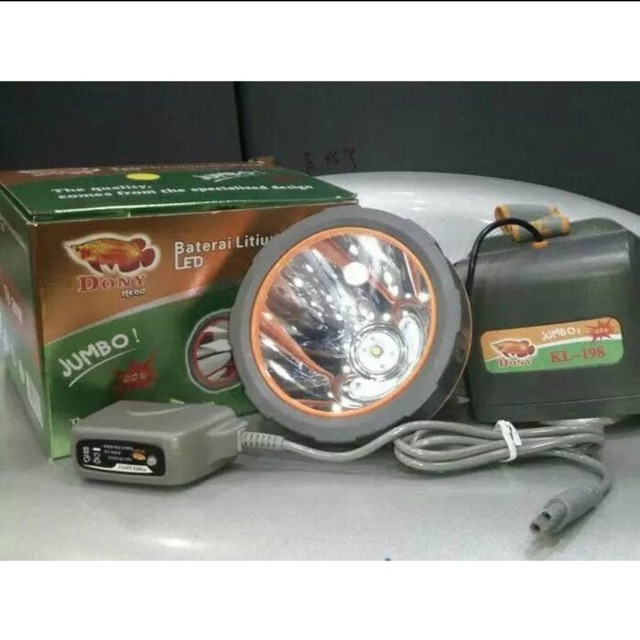 SENTER KEPALA DONY 198 JUMBO CAHAYA KUNING 20 WATT