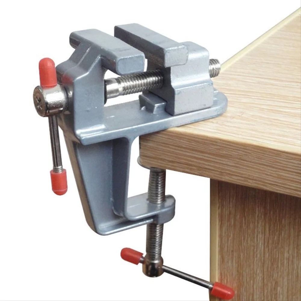 Jual Klem Meja Catok Clamp Vise Table Kerajinan Seni Perhiasan Shopee