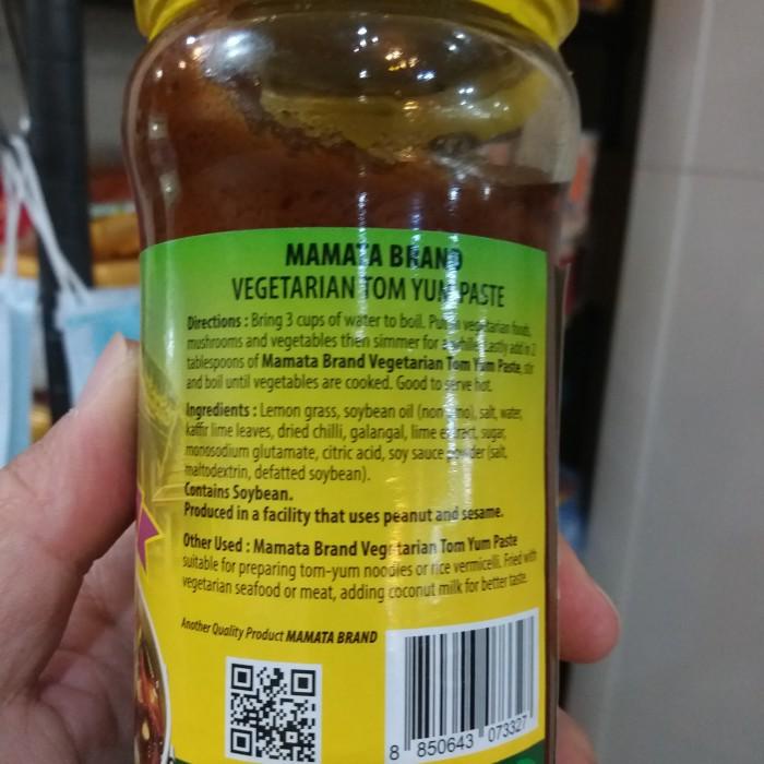 

mamata brand bumbu rasa tom yum vegetarian tom yum paste