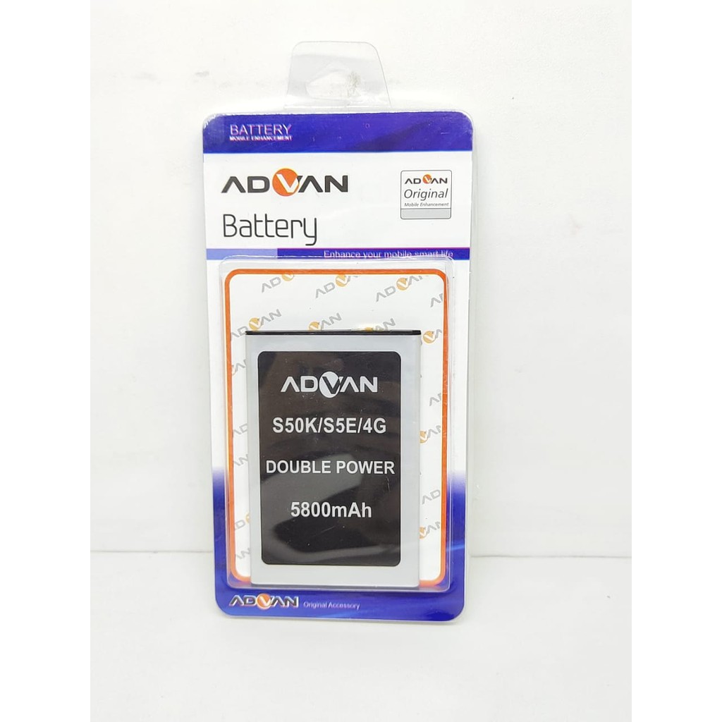 Baterai Advan S5E 4G Batre ORIGINAL 99% Battery 2 IC 2200mAh