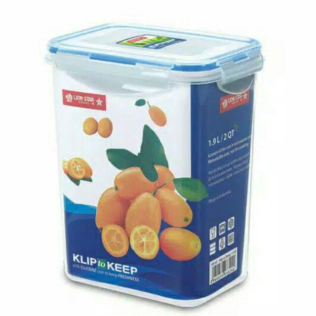Kotak Makan / Tempat Makan Lion Star Klip To Keep 1301 (950 Ml)