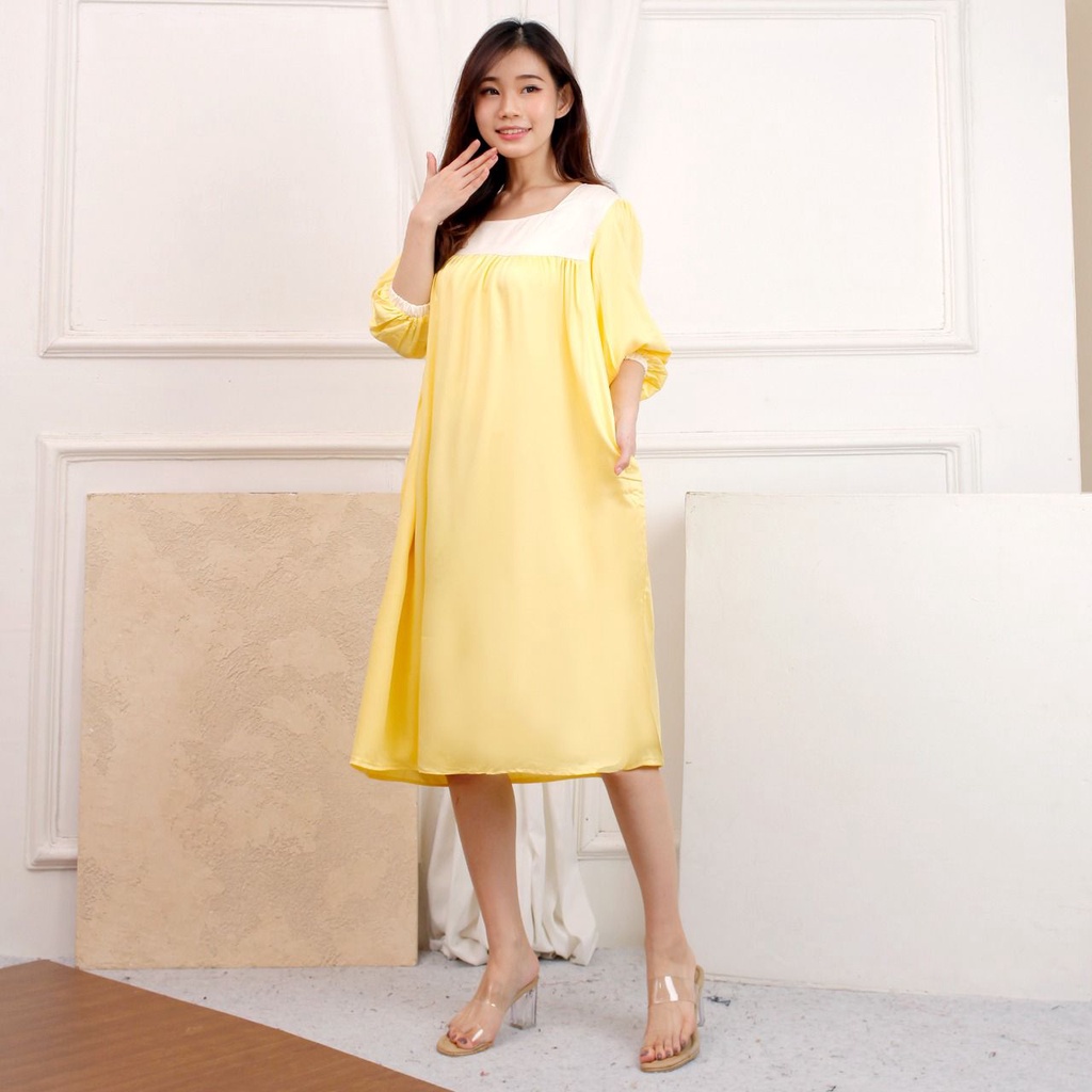 Dress 1172 Rayon Polos Fashion Wanita