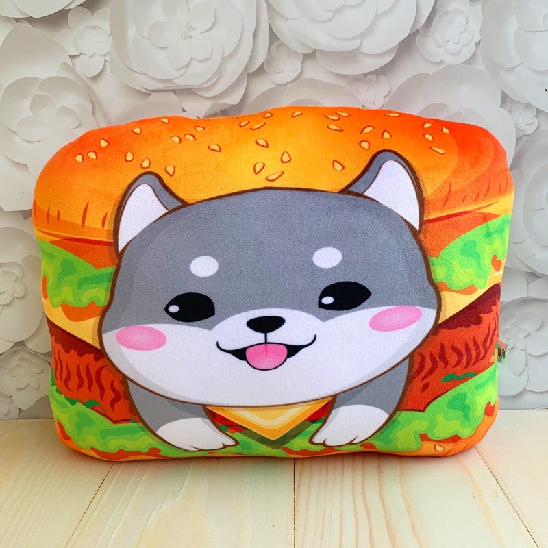 [SALE] Bantal Cute Shiba Dog in Burger