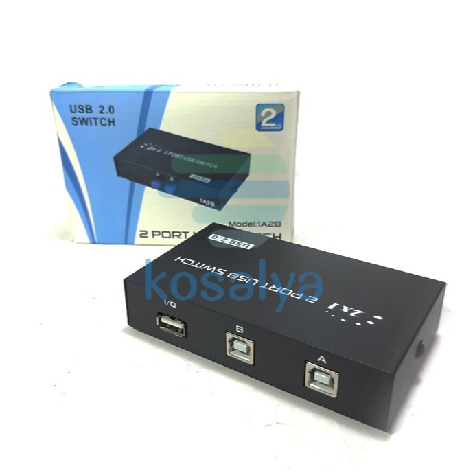 USB Switch Printer 2 Port Model 1A 2B