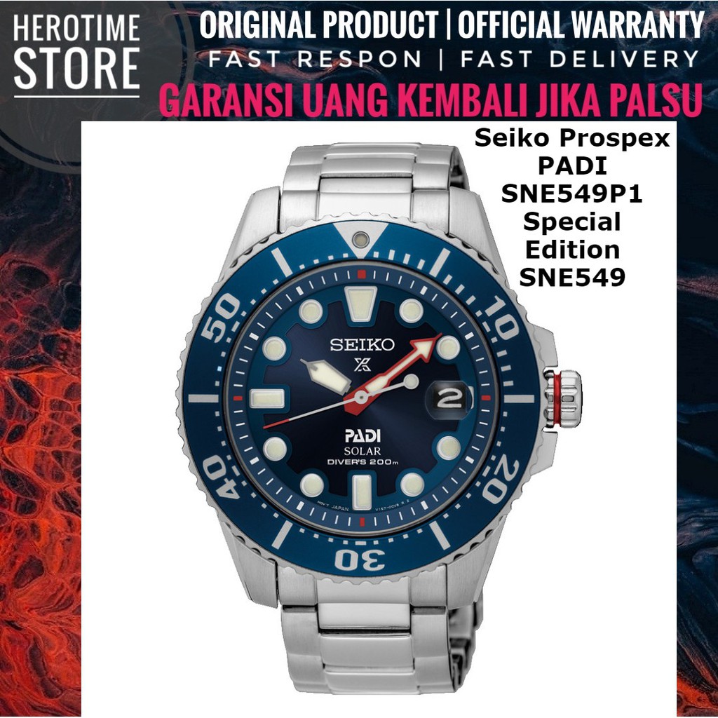 Jam Tangan Seiko Prospex PADI SNE549P1 Special Edition SNE435P1 ORIGINAL