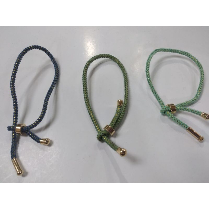 (free stoper)gelang tali pandora gliter/ gelang tali serut/ pandora gliter serut