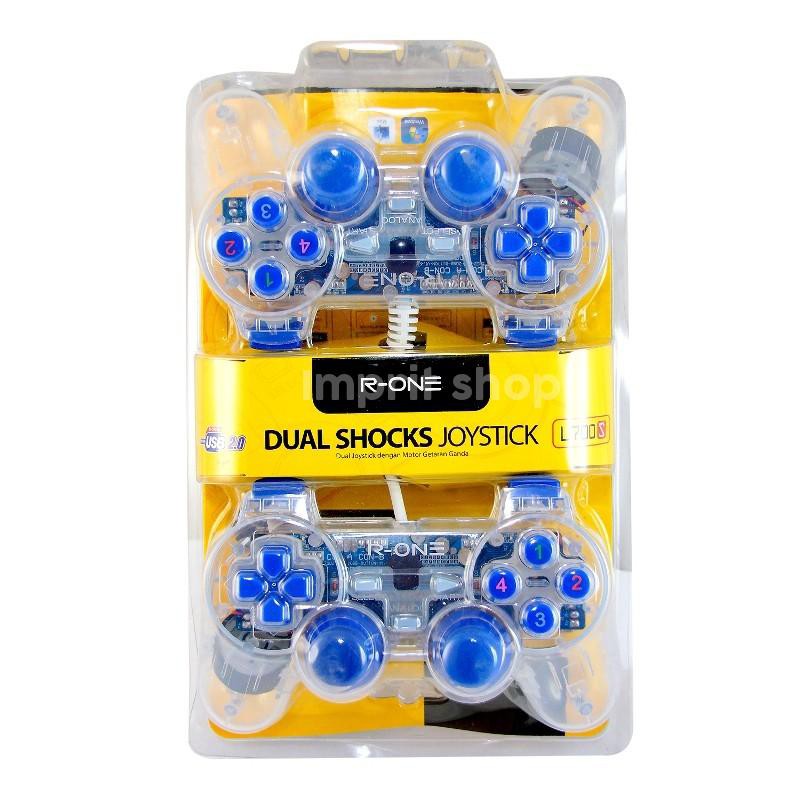 Jual Gamepad Double Getar Transparan R One Shopee Indonesia