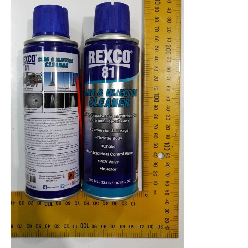 Rexco 81 300 ml Carb Injector Cleaner Rexco 81 Carburator Cleaner