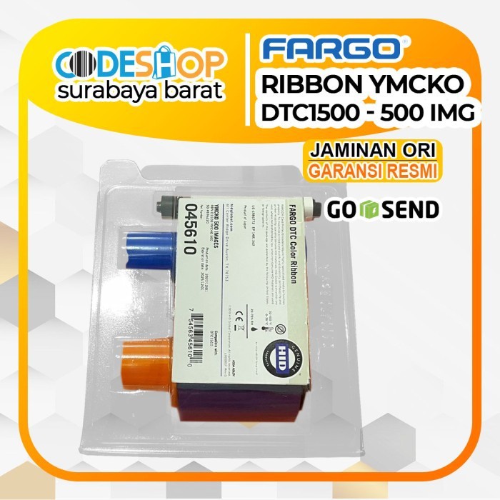 045610 / 45610 RIBBON WARNA (YMCKO) FARGO DTC1500 | DTC 1500 ISI 500IMAGES