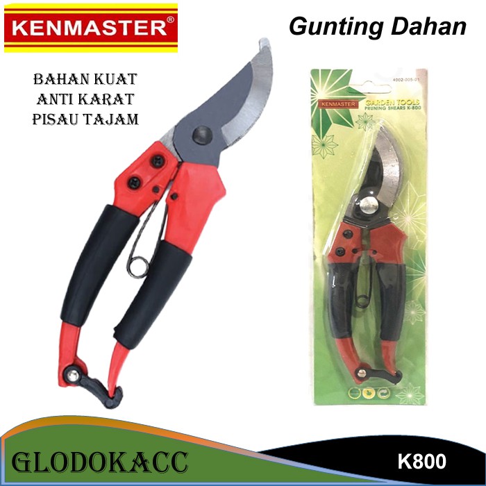 Gunting Dahan Ranting / Kenmaster Pruning Shears / Alat Potong Dahan K800