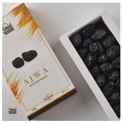 

TERLARIS Kurma Ajwa Premium Kurma Nabi Jumbo High Quality