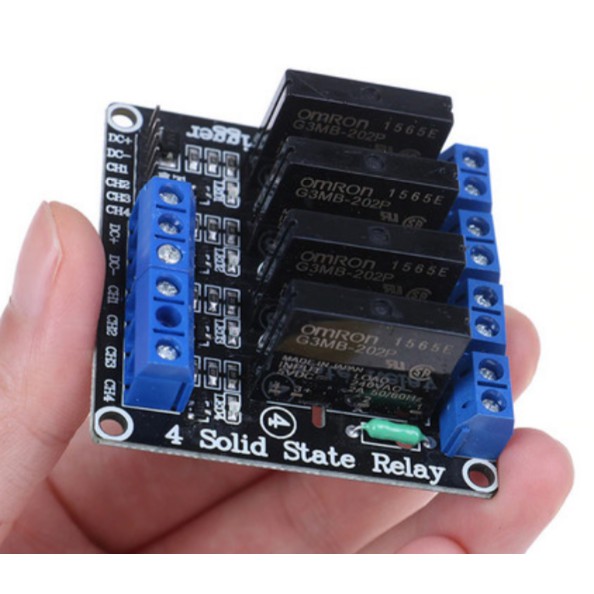 5v 4 channel level solid state relay SSR module high quality 5 volt High level / low level