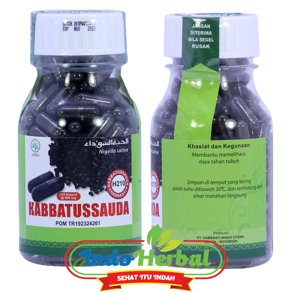 HABBATUSSAUDA Herbal Niaga Utama HNU 210 Kapsul | Habatusauda