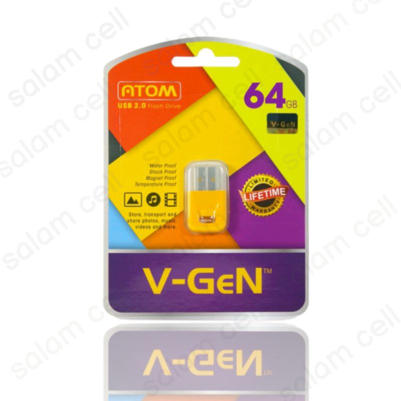 Flashdisk ATOM V-GEN Original Vgen Garansi Resmi