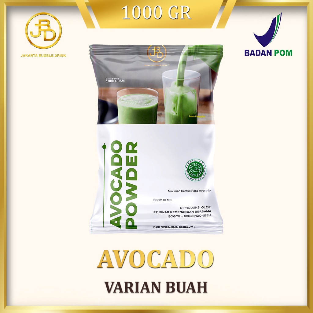 

Bubuk Minuman AVOCADO Powder 1 KG - JBD | Halal jbd