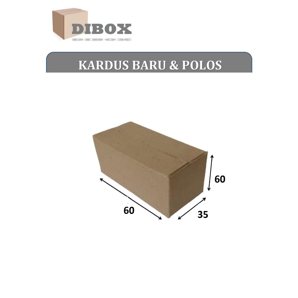 

KARDUS/BOX KARTON POLOS Uk 60 x 35 x 60 CM SINGLE WALL