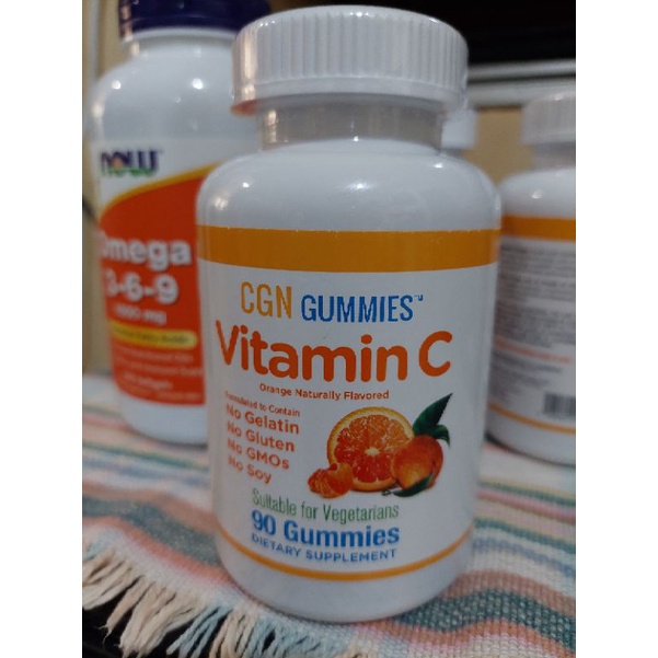 CGN Vitamin C Gummies Natural Orange Flavor 90 Gummies
