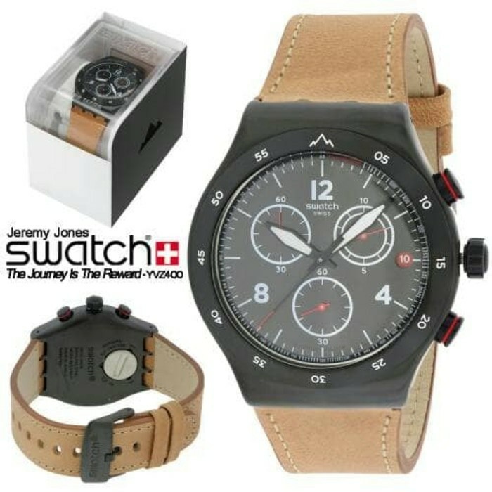 jam tangan / Watch_Id SWATCH ORIGINAL YVZ400 THE JOURNEY IS THE REWARD