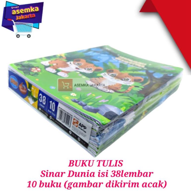 

hxo94 Buku Tulis Sidu 38 lembar Sinar dunia 10buku .,.,.,.,