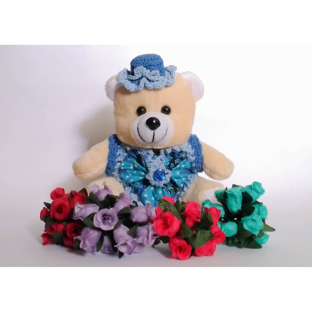 BONEKA TEDDY BEAR BERUANG MINI [RAJUT]