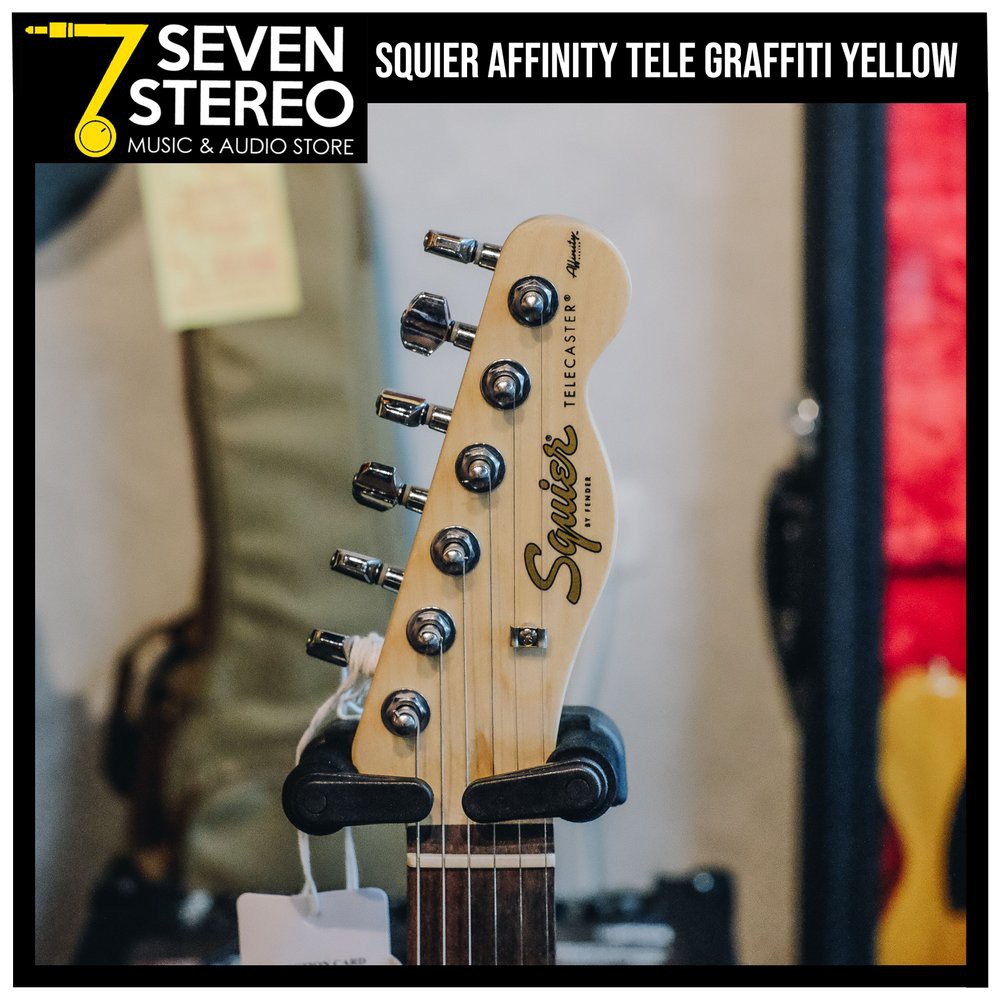 Squier Affinity Telecaster Grafitti Yellow Electric Guitar