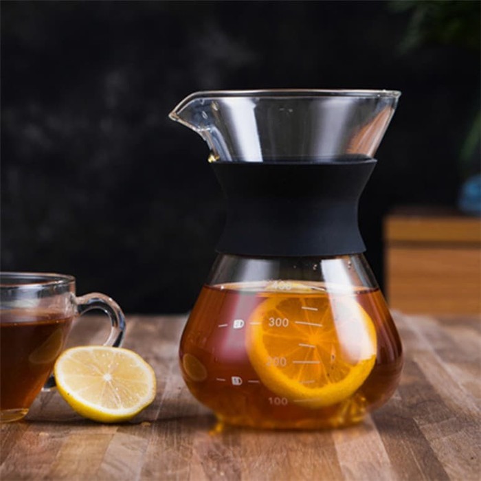 400ml Chemex v60 drip decanter with silicon grip pour over Coffee 2185