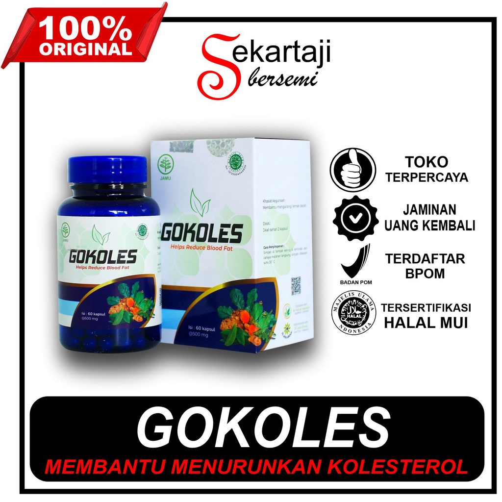 GOKOLES | OBAT HERBAL KOLESTEROL | KOLESTROL