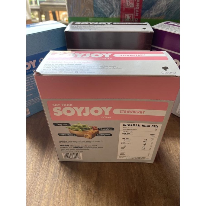

PROMO SOY FOOD SOYJOY STRAWBERRY 1 BOX (12 Bar) MURAH