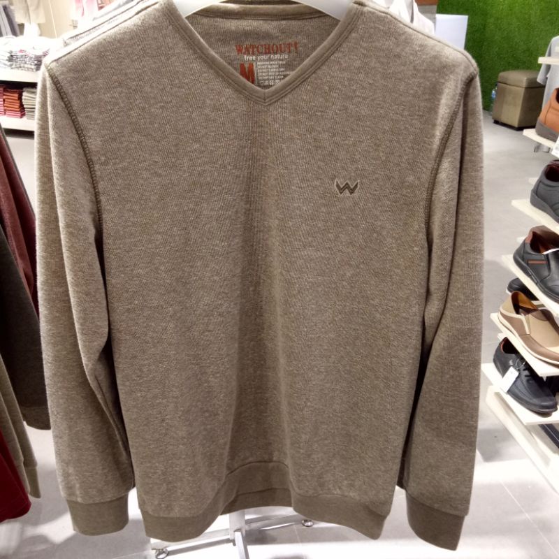 SWEATER COWOK WATCHOUT ORIGINAL