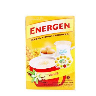 

Energen Vanilla 5X29GR Kemasan Box