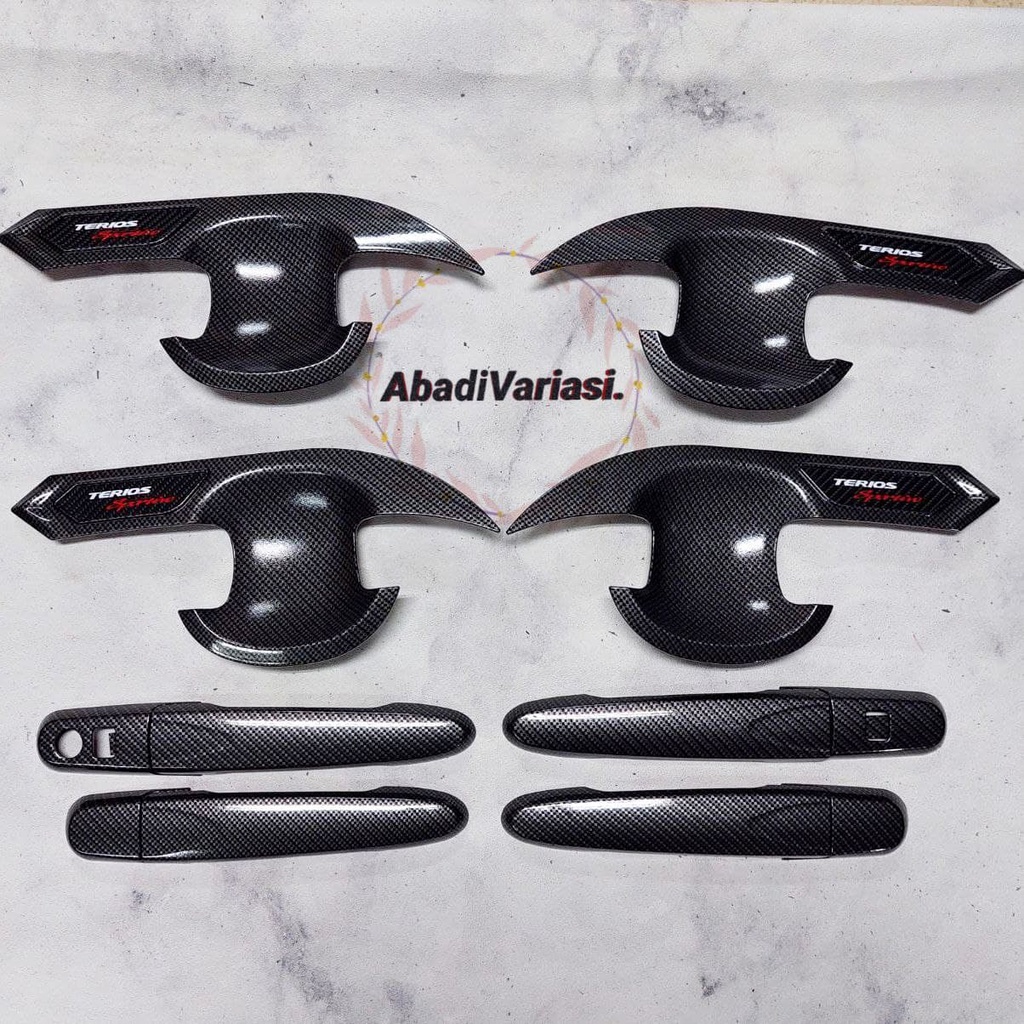 Paket Outer Handle All New Terios Full Carbon NO SMARTKEY &amp; SMARTKEY