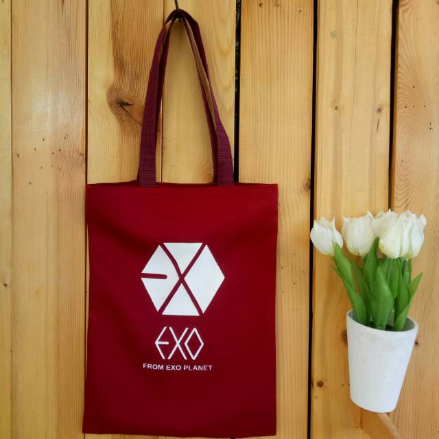 TOTEBAG KPOP / KOREA TAS TOTE [BISA BAYAR DI TEMPAT]