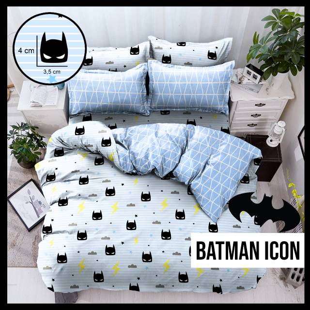 Sprei Katun Motif Anak Karakter Batman