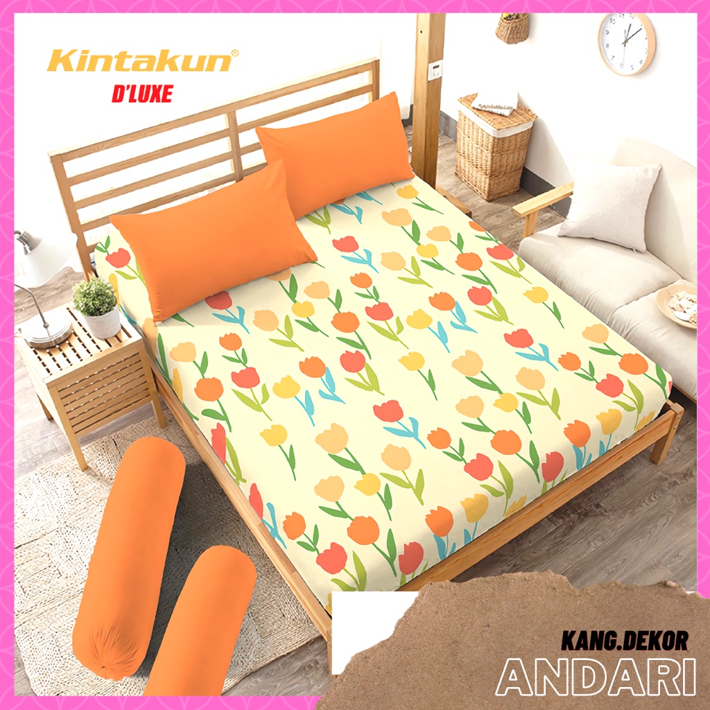 SPREI KINTAKUN DLUXE ANDARI 180x200 160x200 120x200 MURAH MOTIF TERBARU SEPRAI D’LUXE SEPREI AESTHETIC D'LUXE D LUXE KINTAKUN SEPRAI CANTIK SEPRE DLUXE PROMO ANTI LUNTUR MOTIF PLUS SARUNG BANTAL SPREI DEWASA ALAS KASUR SPREI ADEM