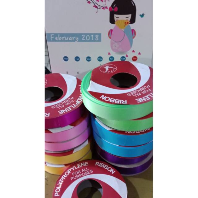 

Pita jepang / pita ribbon ballons / tali Balon bikin ketupat