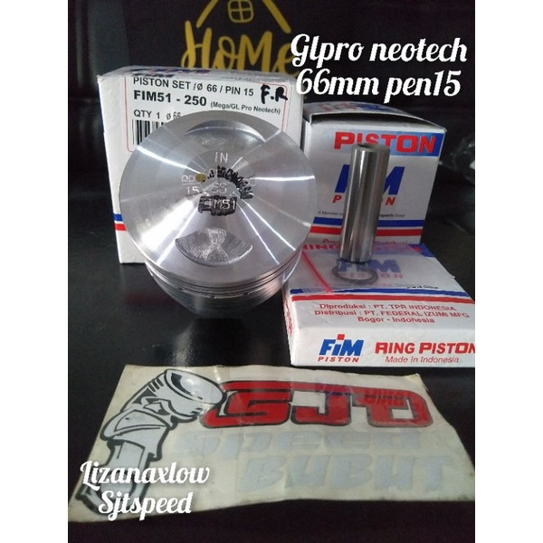 piston fim glpro neotech os 250 66mm pen15 megapro fim51-1
