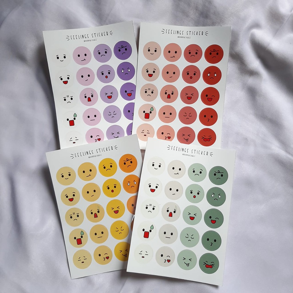 

Feelings Sticker | dot round stiker deco