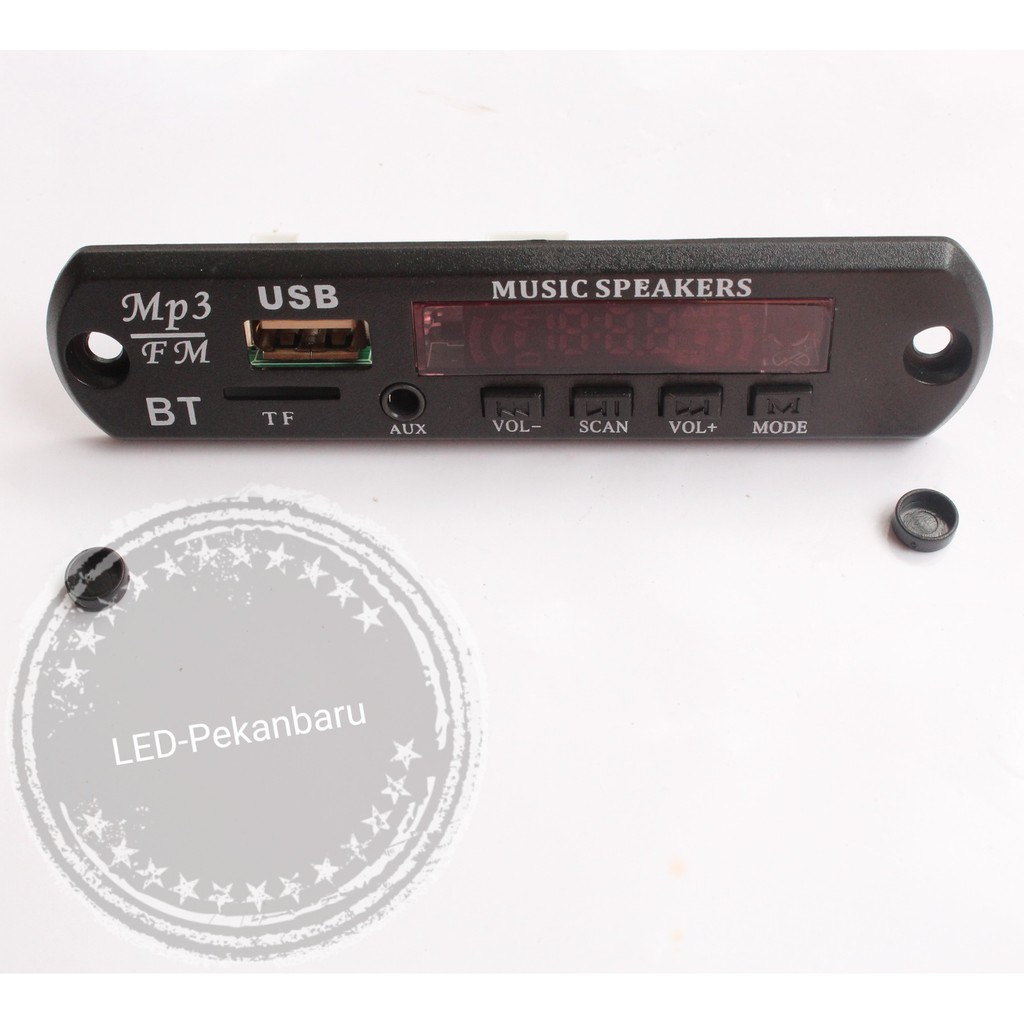 KIT MODUL MP3 PLAYER BLUETOOTH DAN FM RADIO 12V