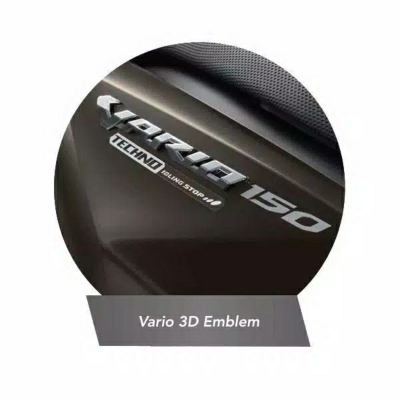 2 pcs 3D emblem honda vario 150 vario 125 chroom