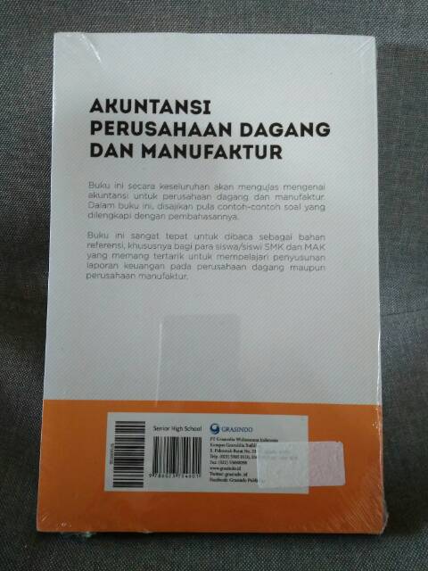 Ori Buku Akuntansi Perusahaan Dagang Dan Manufaktur Untuk Smk Ma Klo Shopee Indonesia