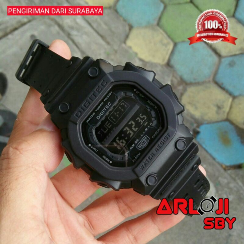 JAM TANGAN PRIA DIGITEC DG 5012 /2012 ORIGINAL TAHAN AIR RUBBER STRAP DIGITEC MONSTER